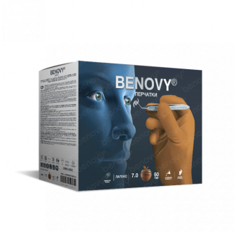 Хирургические перчатки BENOVY PRO STERILE MICROSURGERY