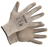 Перчатки из специального порезостойкого волокна (защита 3) с полиуретановым покрытием