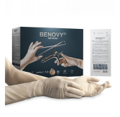 Хирургические перчатки BENOVY PRO STERILE GYNECOLOGY 400мм